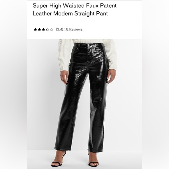 Express Pants & Jumpsuits Nwt Faux Patent Leather Pants Poshmark